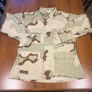 USGI DCU 3-Color Desert Camo Combat Coat BDU‎ Medium-Short 37-41. NYCO Ripstop